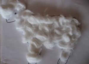 Toddler Make woolly lamb_480