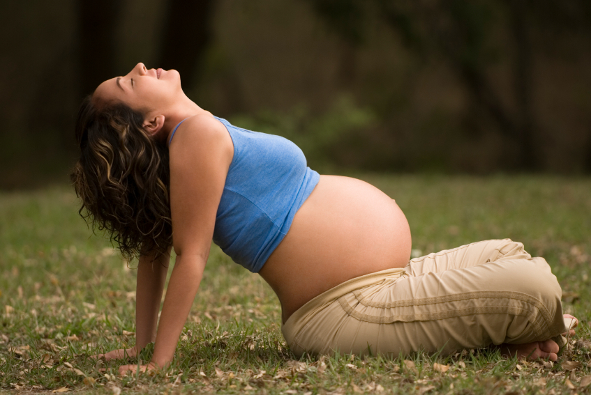 Exercise for expectant mum