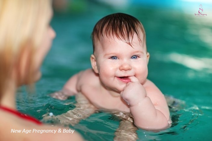 when can baby learn to swim