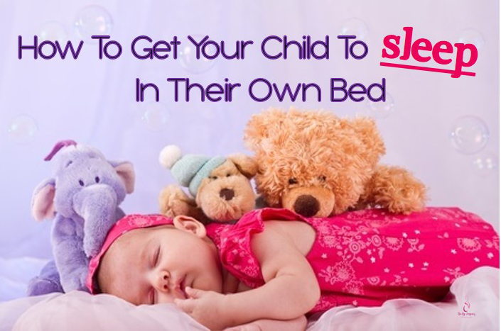 child sleeping independently