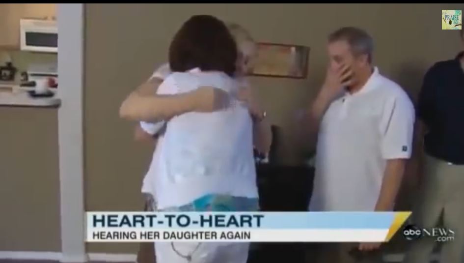 mum hear daughter's heart beat again