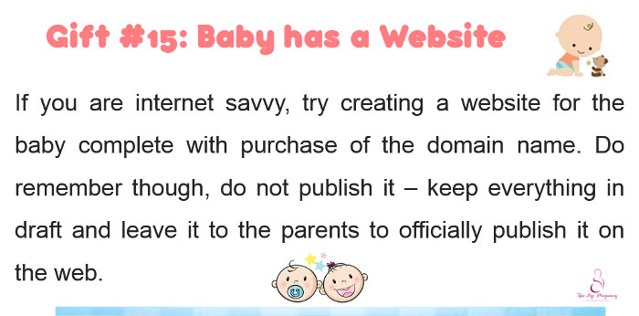 create website for baby