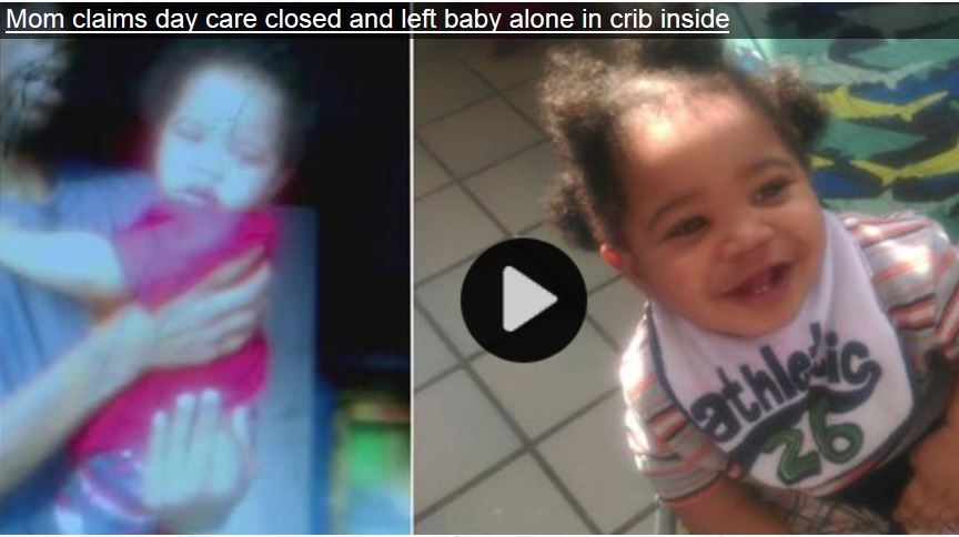 baby left unattended after daycare centre closed off for the day