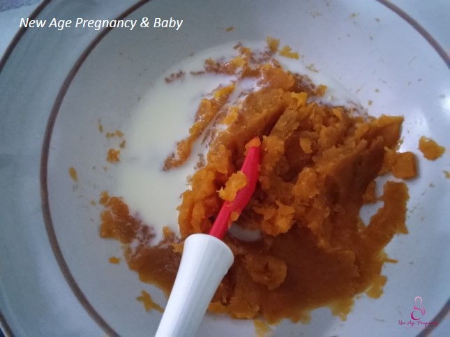 how to steam sweet potato for baby