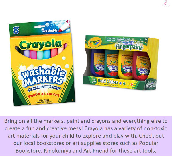 buying art materials for your child